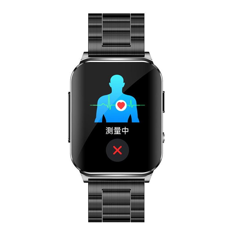 Smartwatch Real-time Dynamic ECG Blood Pressure Body Temperature